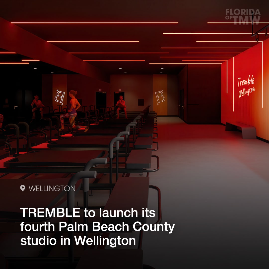 TREMBLE to launch its fourth Palm Beach County studio in Wellington