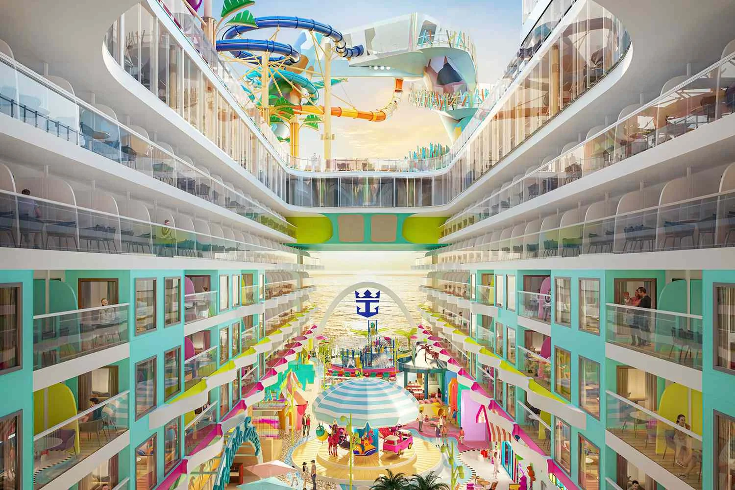 Royal Caribbean’s new Icon of The Seas, the largest cruise ship in the world, will debut in January
