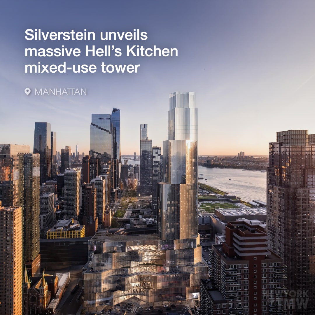 Silverstein’s unveils massive Hell’s Kitchen mixed-use tower