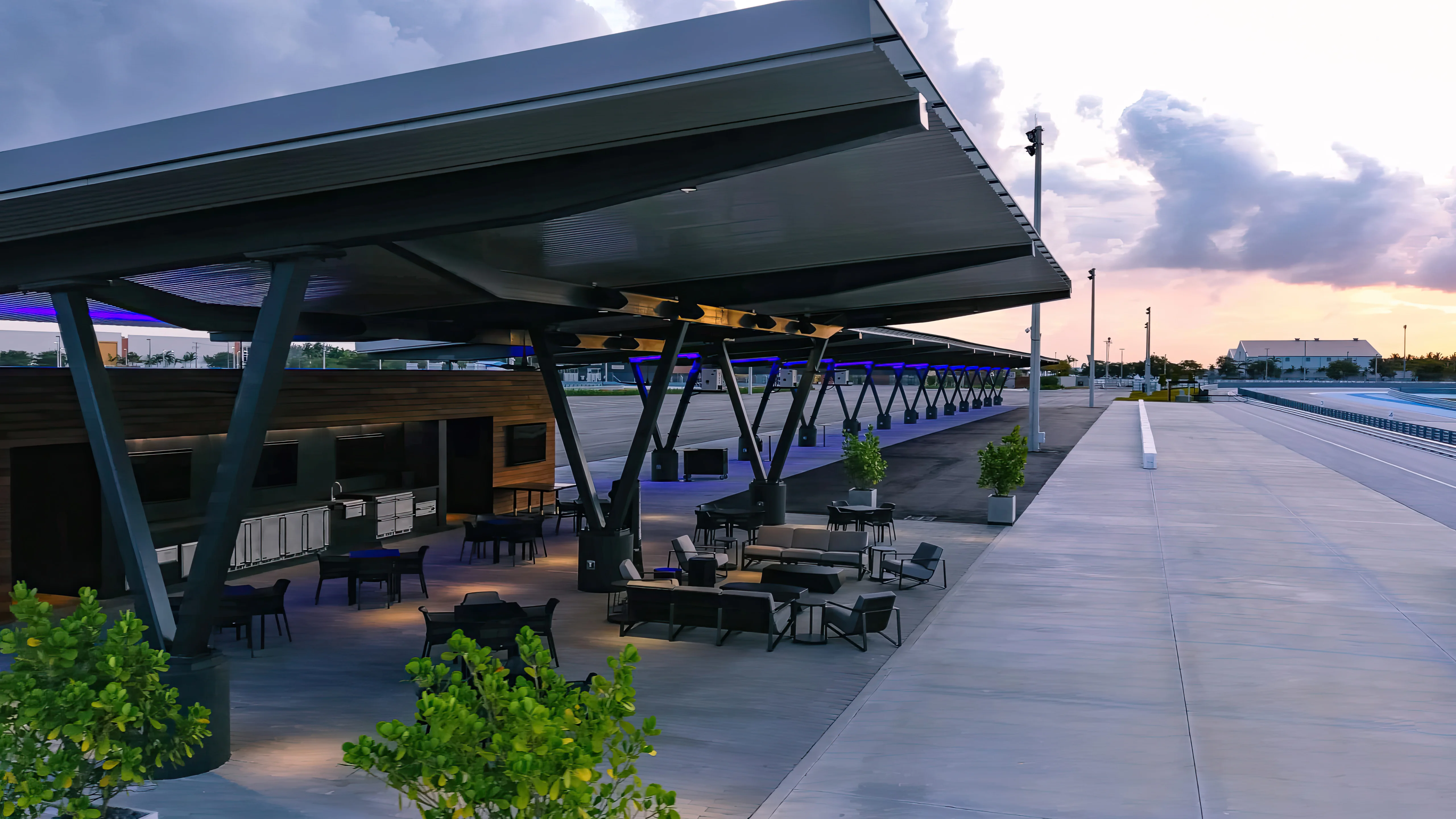Coastal Construction Group celebrates topping out the Event Campus at The Concours Club, a luxury motorsport resort within OPF Airport
