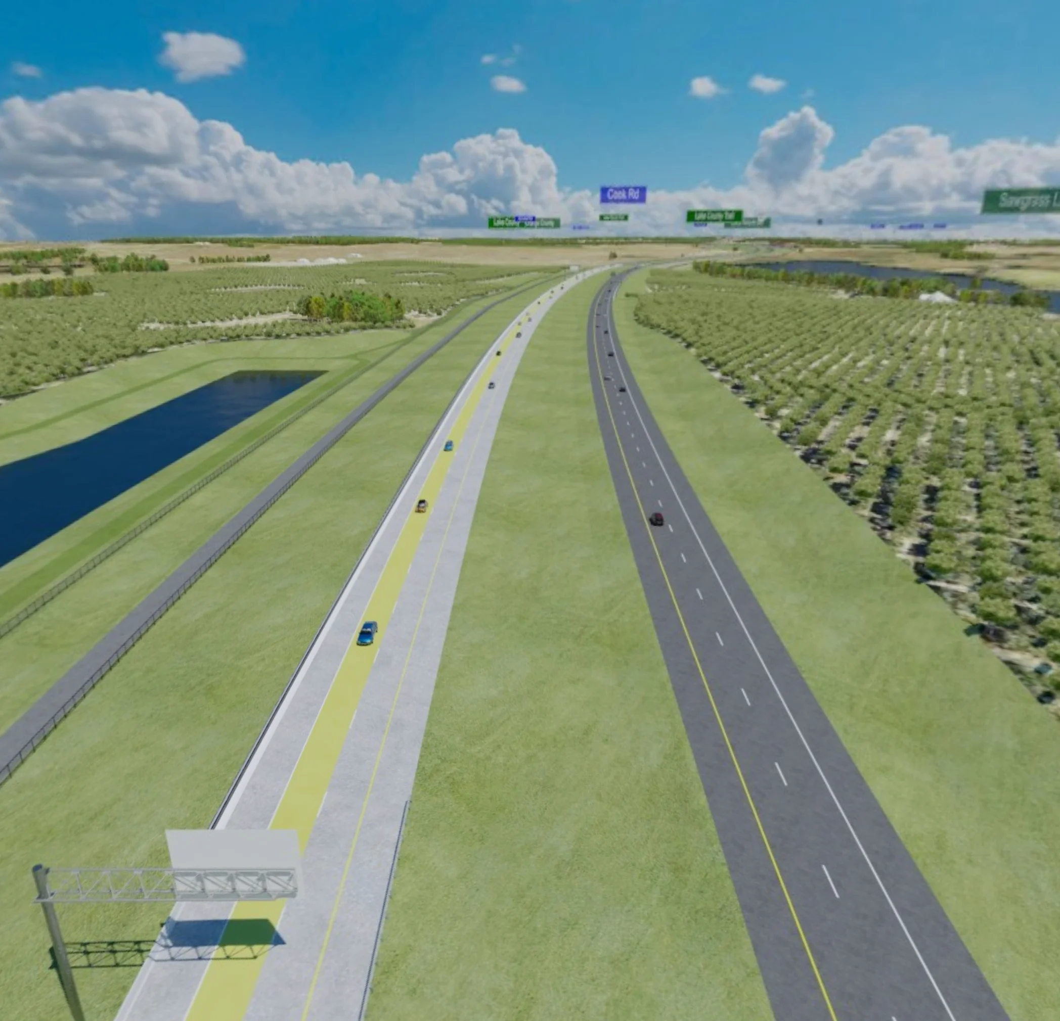 State Road 516, a new expressway linking Lake and Orange County will have built-in dynamic charging