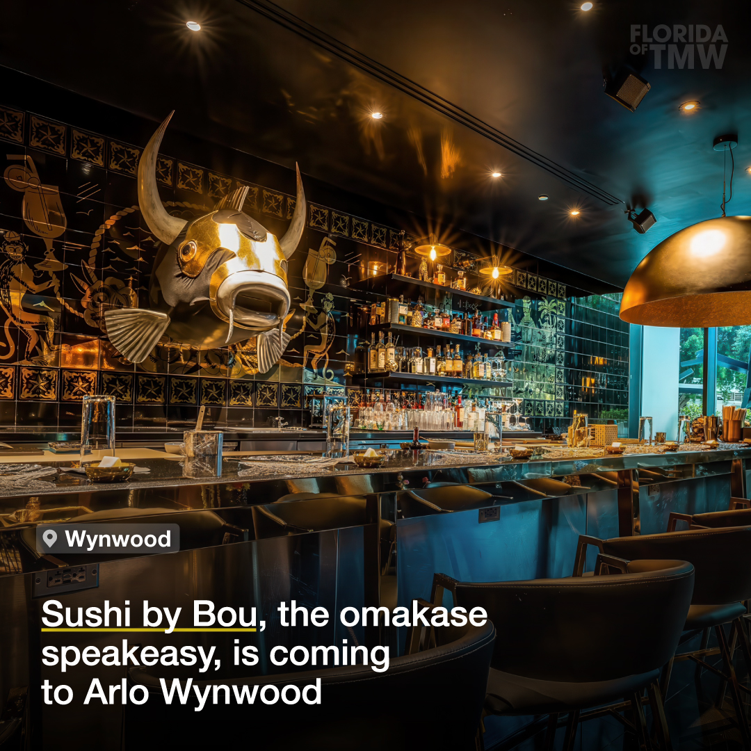 Sushi by Bou, the omakase speakeasy, is coming to Arlo Wynwood this Summer